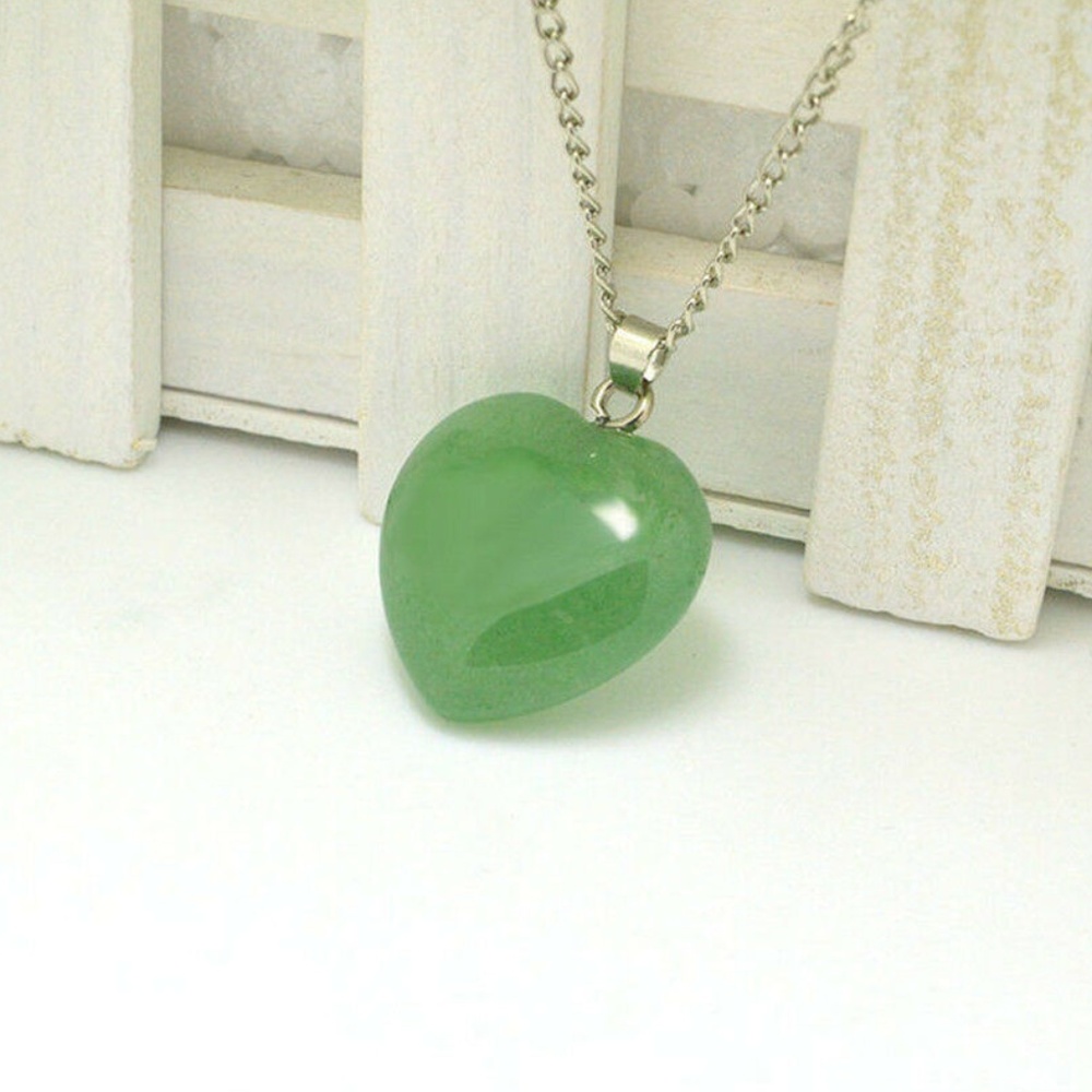 Natural Green Quartz Chakra Healing Necklace